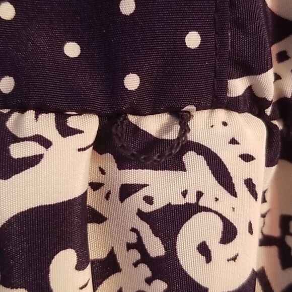 Vintage 80s multi-print polka dot pleated … - Picture 3 of 7